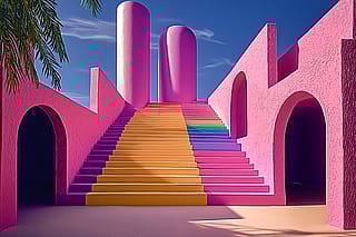 Pink Architecture'