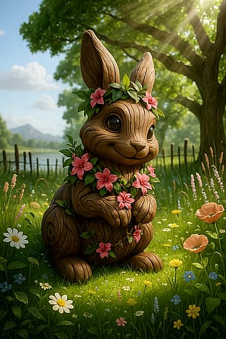 Woodland Draik and Cybunny'