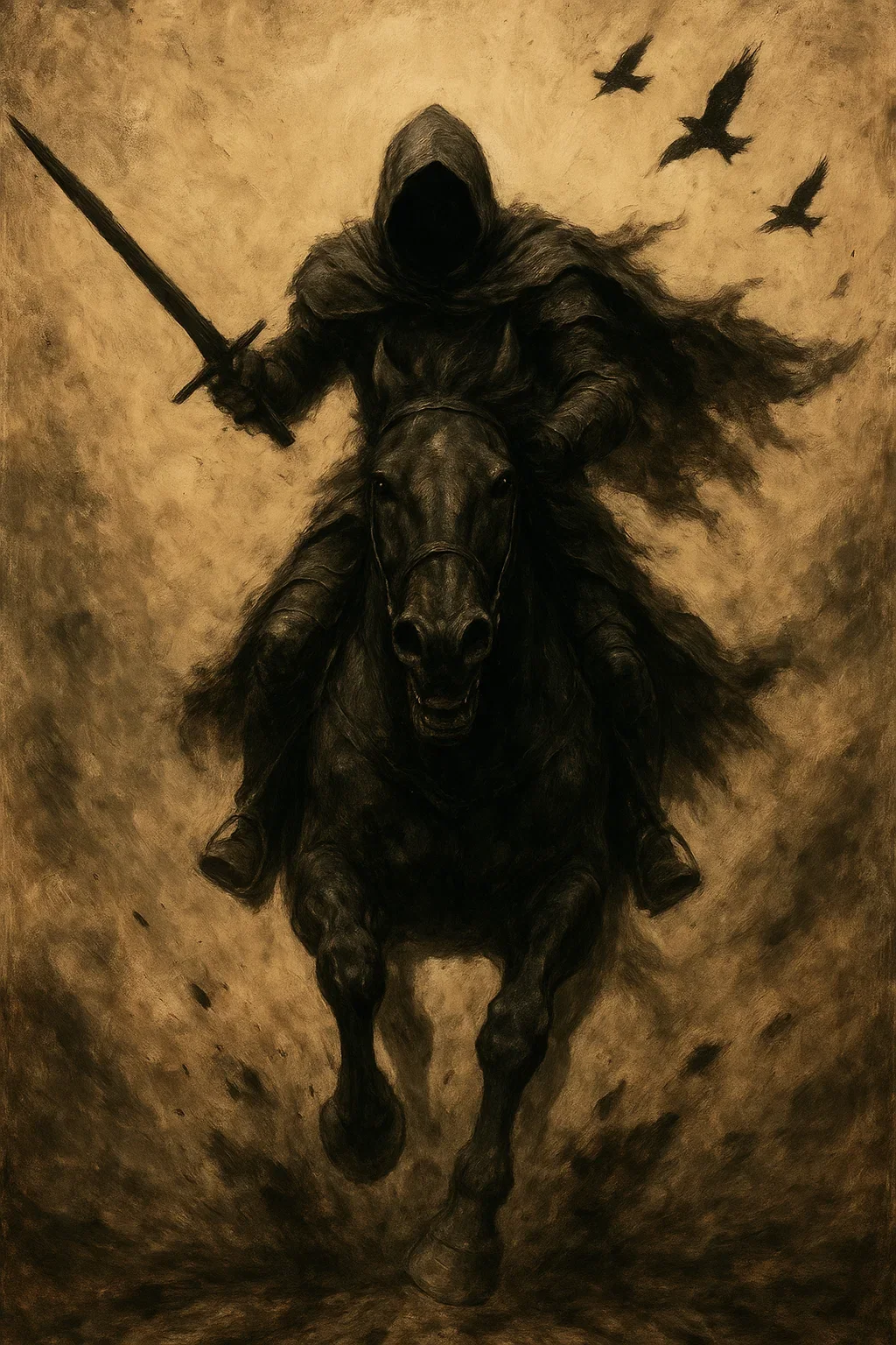 Night Rider (v2 based on https://www.reddit.com/r/aiArt/comments/1kf7jz1/night_rider) picture 1 of 1