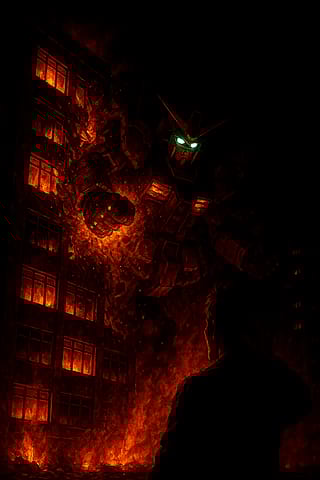 Gundam would be good horror'