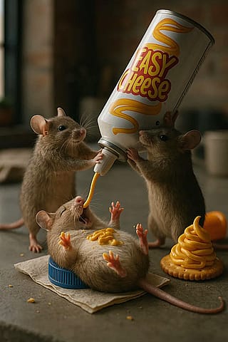 Easy cheese mice'