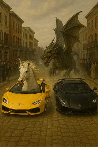 The dragon lost'