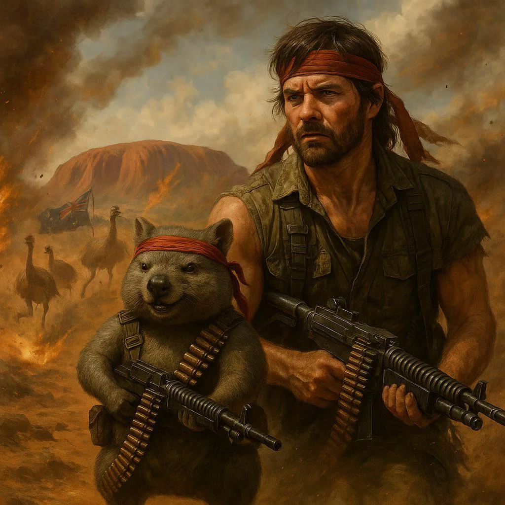 Wombo - Aussie answer to Rambo picture 1 of 1