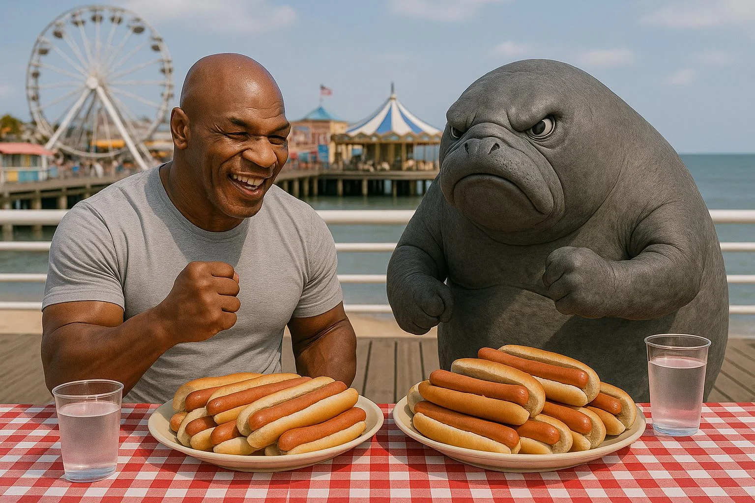 The hot dogs weren’t plant-based. picture 1 of 1