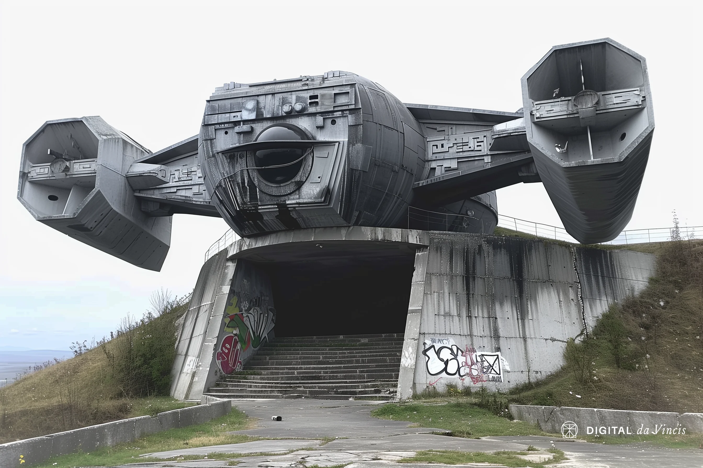 Star Wars but everything in the style of abandoned Soviet Brutalism monuments picture 5 of 10