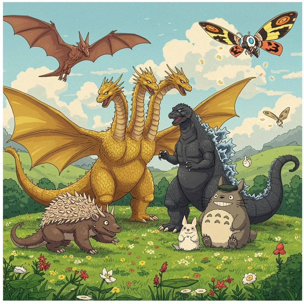 Totoro as the next rival in Godzilla’s MonsterVerse picture 1 of 3