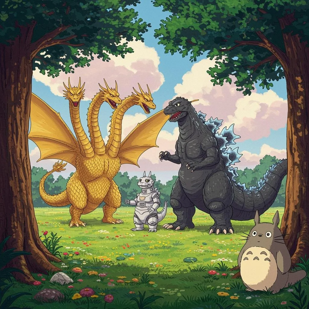 Totoro as the next rival in Godzilla’s MonsterVerse picture 2 of 3