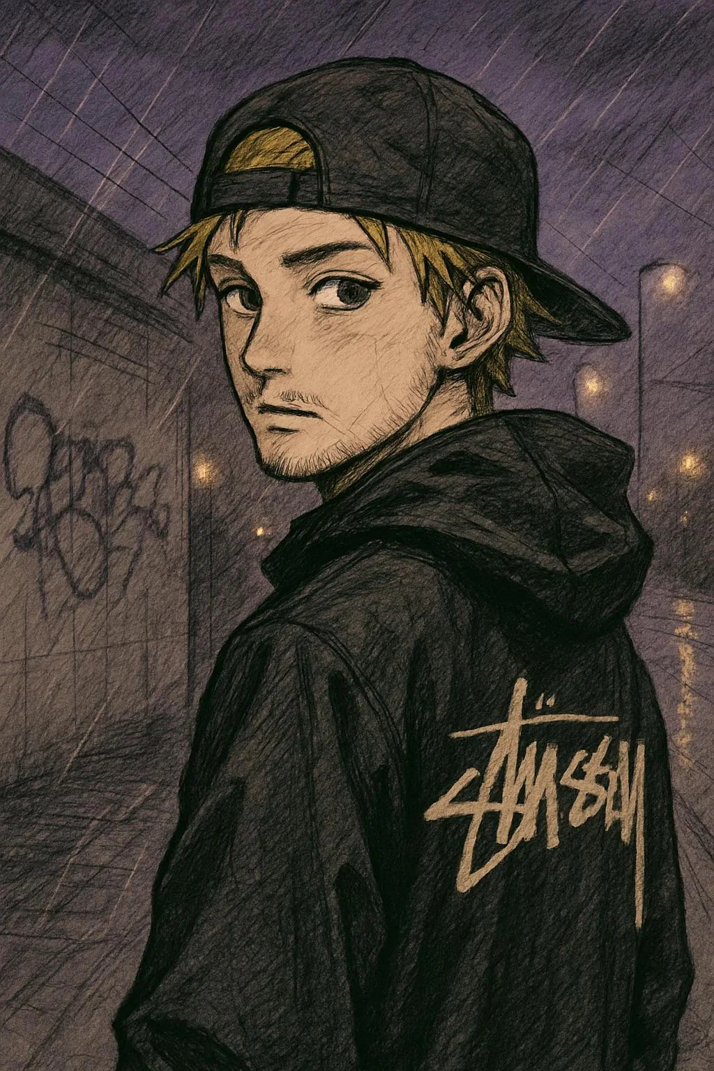 [Sora] Sketchbook style, me picture 1 of 1