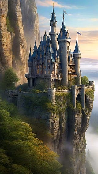 Cliffside castle'