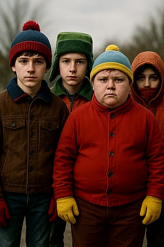 My favorite cartoons in real life'