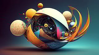 I kept upscaling the center of this image, repeatedly'