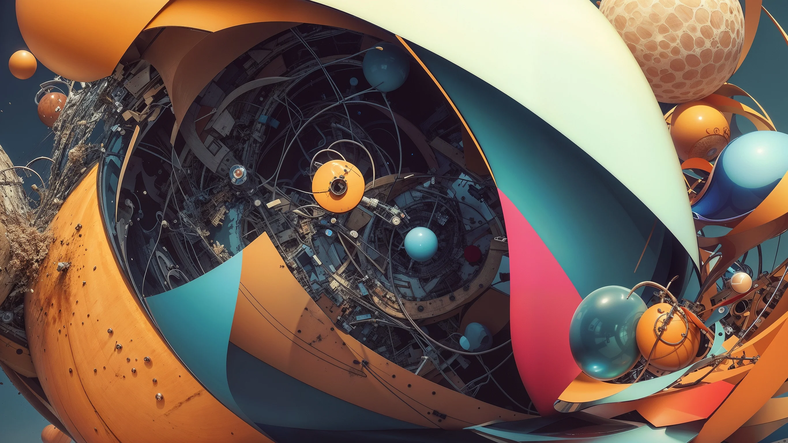 I kept upscaling the center of this image, repeatedly picture 3 of 4