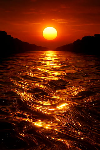 I told it to make a river of gold and it did not disappoint'