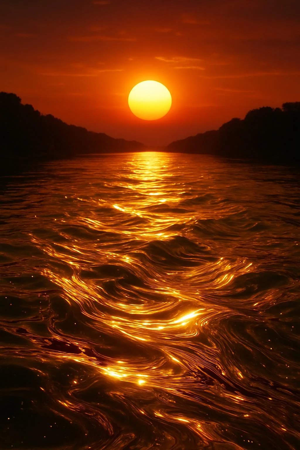 I told it to make a river of gold and it did not disappoint picture 1 of 5