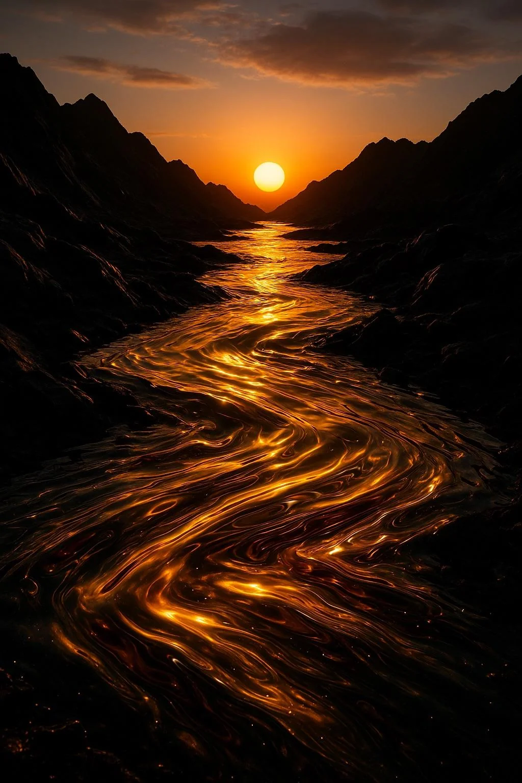 I told it to make a river of gold and it did not disappoint picture 2 of 5