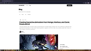 Turning Manga Panels into Videos with Luma and Kling, then into Interactive Browser Animations'