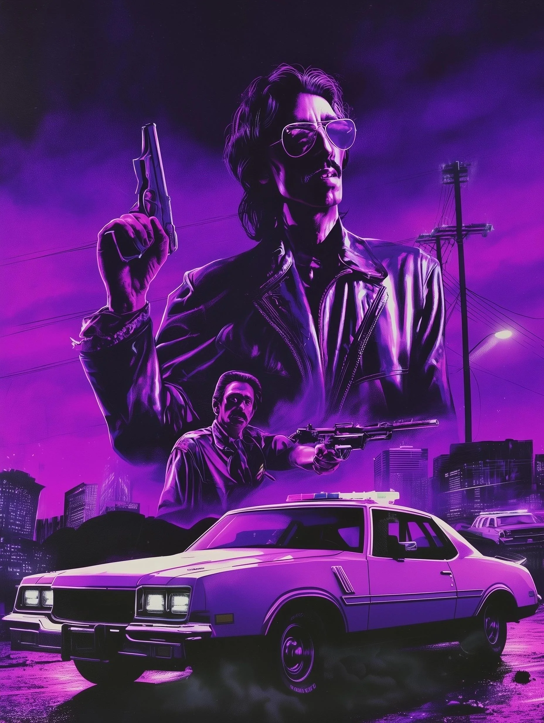 self portrait in 1980s movie style picture 2 of 2