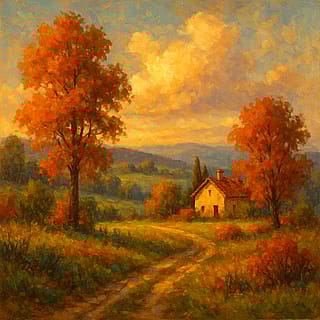 Autumn Sunset'