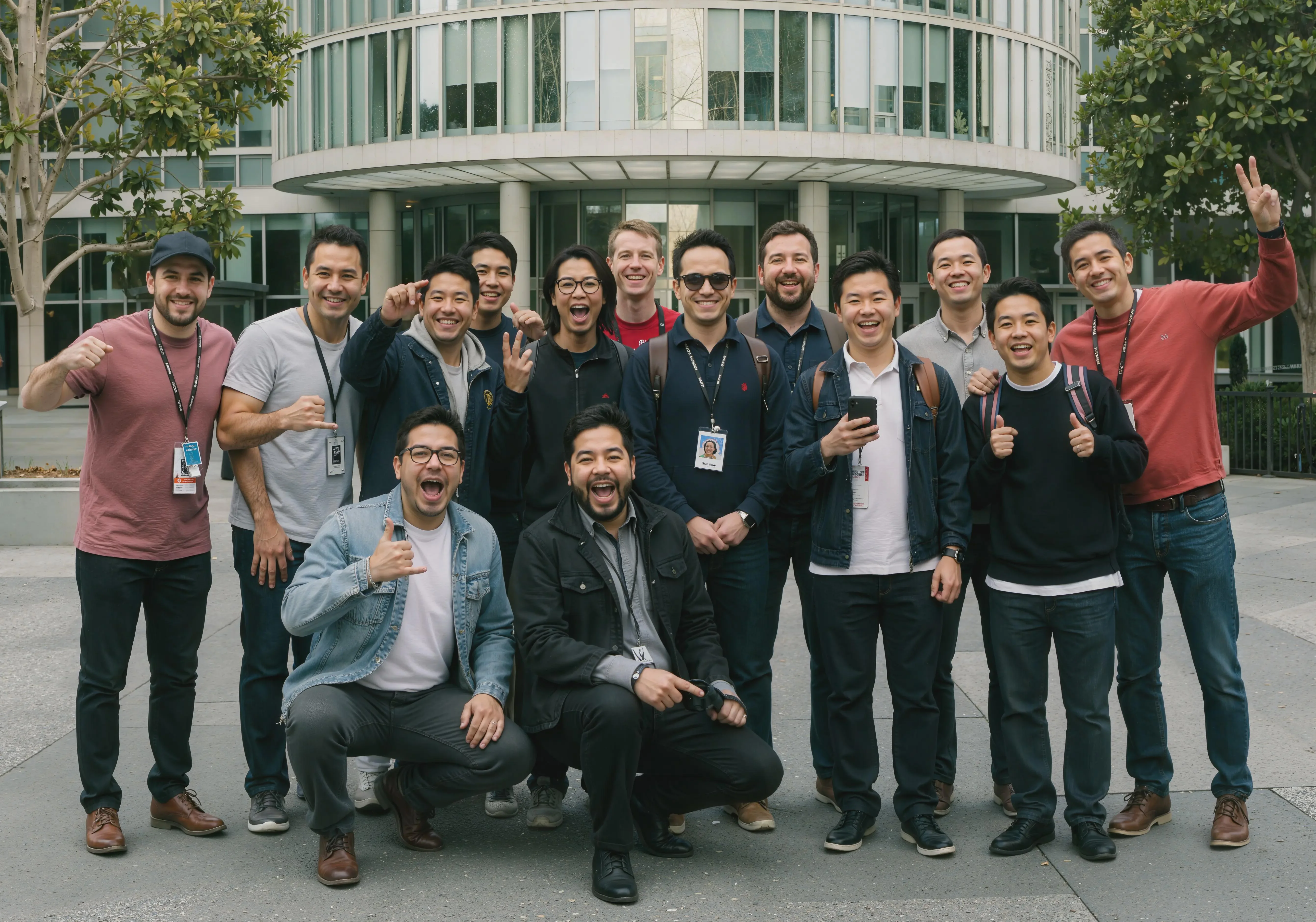 A group photo of silicon valley tech bros picture 1 of 1