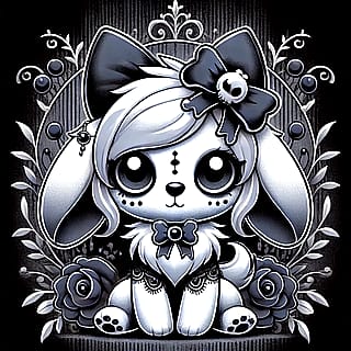 Cute Goth Pet'