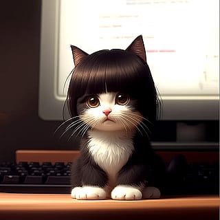 How's your cat look like in ghibli?'