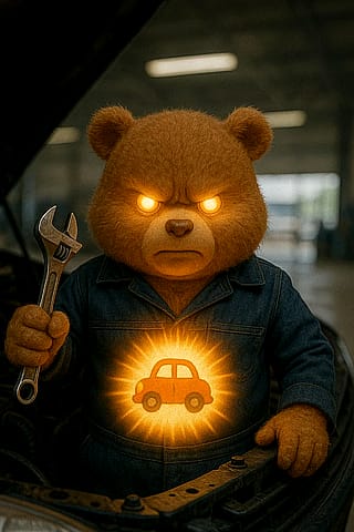 Auto Repair Care Bear Stare when you don’t pay your fare.'