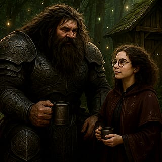 I told my AI to make Hagrid bigger and burlier and then this happened'
