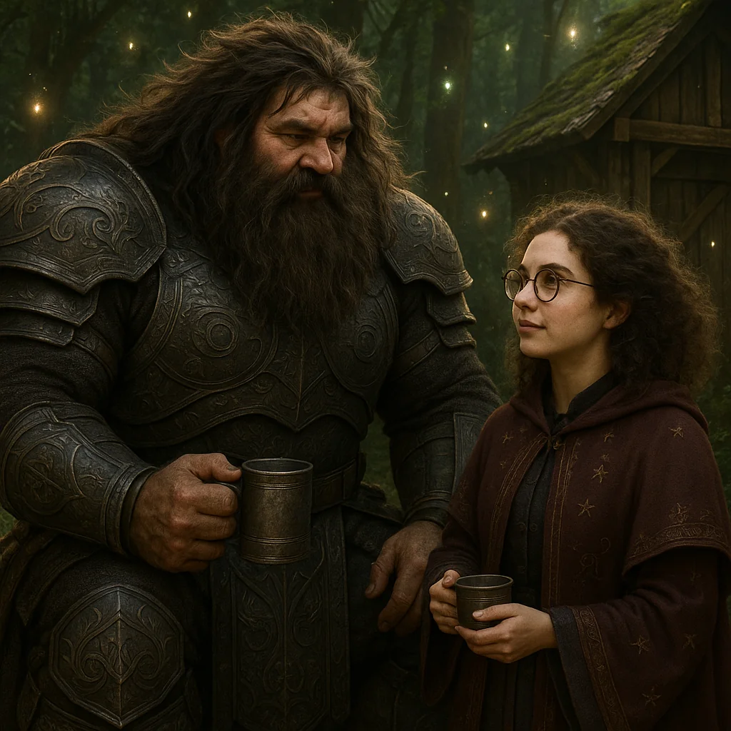I told my AI to make Hagrid bigger and burlier and then this happened picture 1 of 1