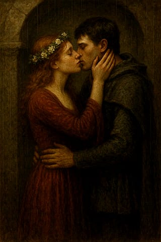A kiss'