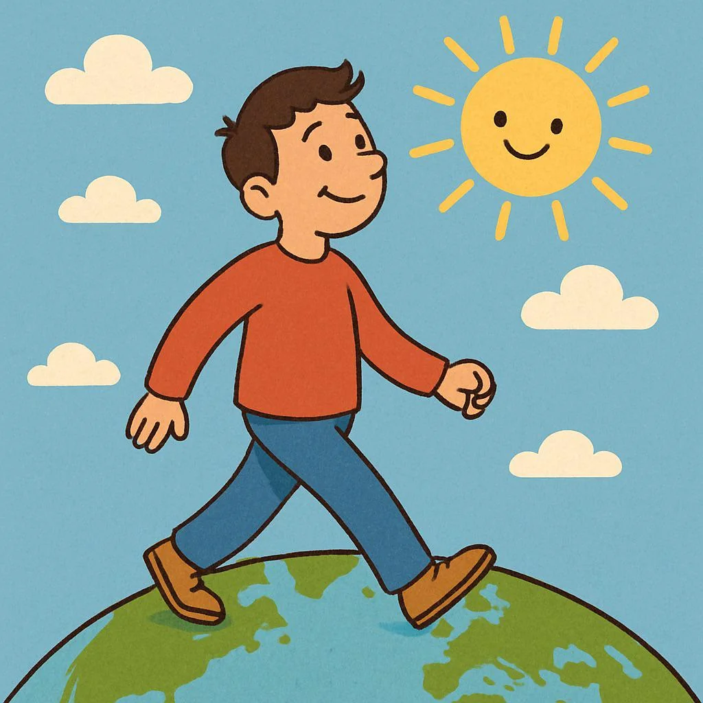 Walking on earth picture 1 of 1