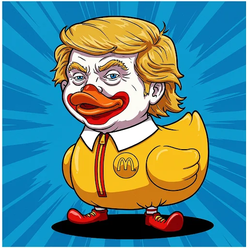 Ronald McDonald Trump Duck picture 1 of 1