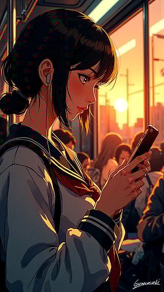 After School Melancholy / Phone Wallpaper Archives'