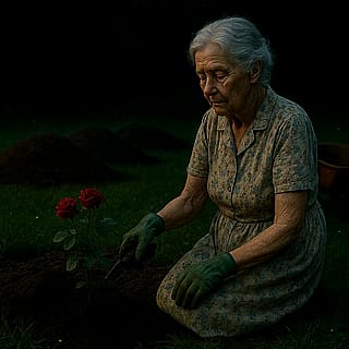 Beneath Her Roses'