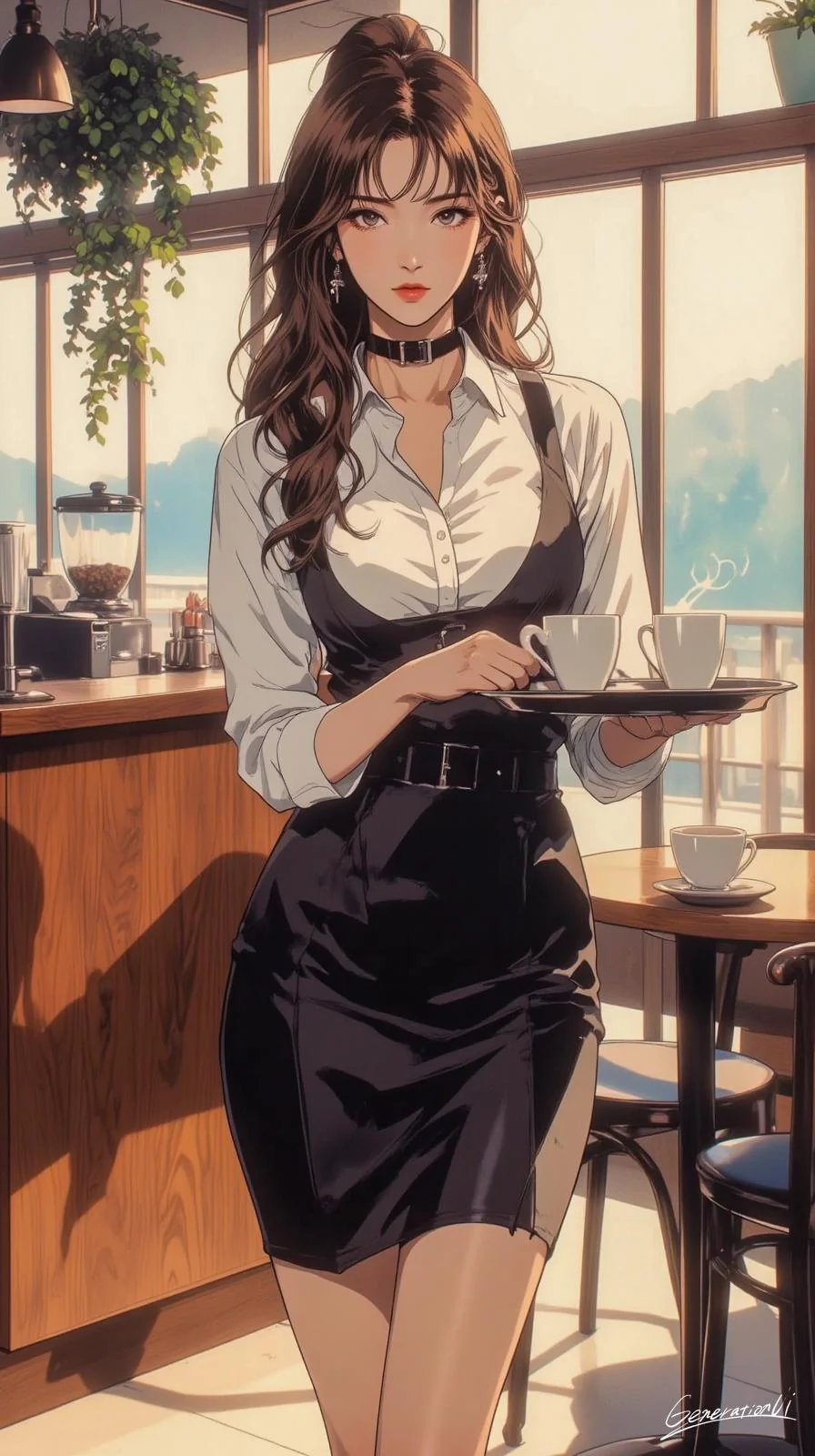 Café Goddess in Action / Phone Wallpaper Archives picture 1 of 2