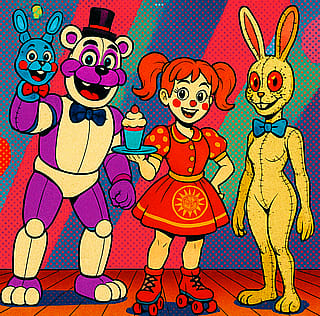 What do you think of this art FNAF art I made with ChatGPT?'