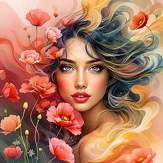 A face like spring'