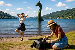 A holiday photo opportunity'