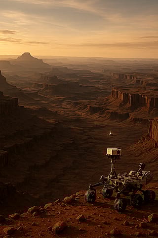 The adventures of Robbie the rover robot on Mars (Part 1)'