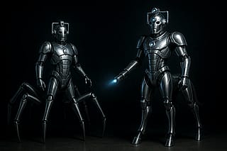 No cybernetic species were harmed in the making of these designs'