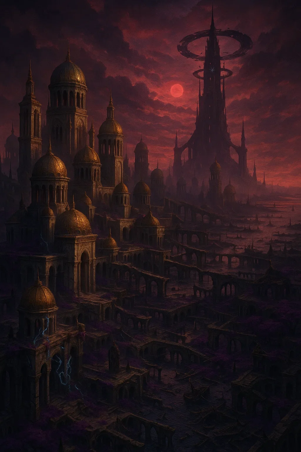 One city, 3 ages. (prompt by GPT, image by Sora) picture 1 of 3