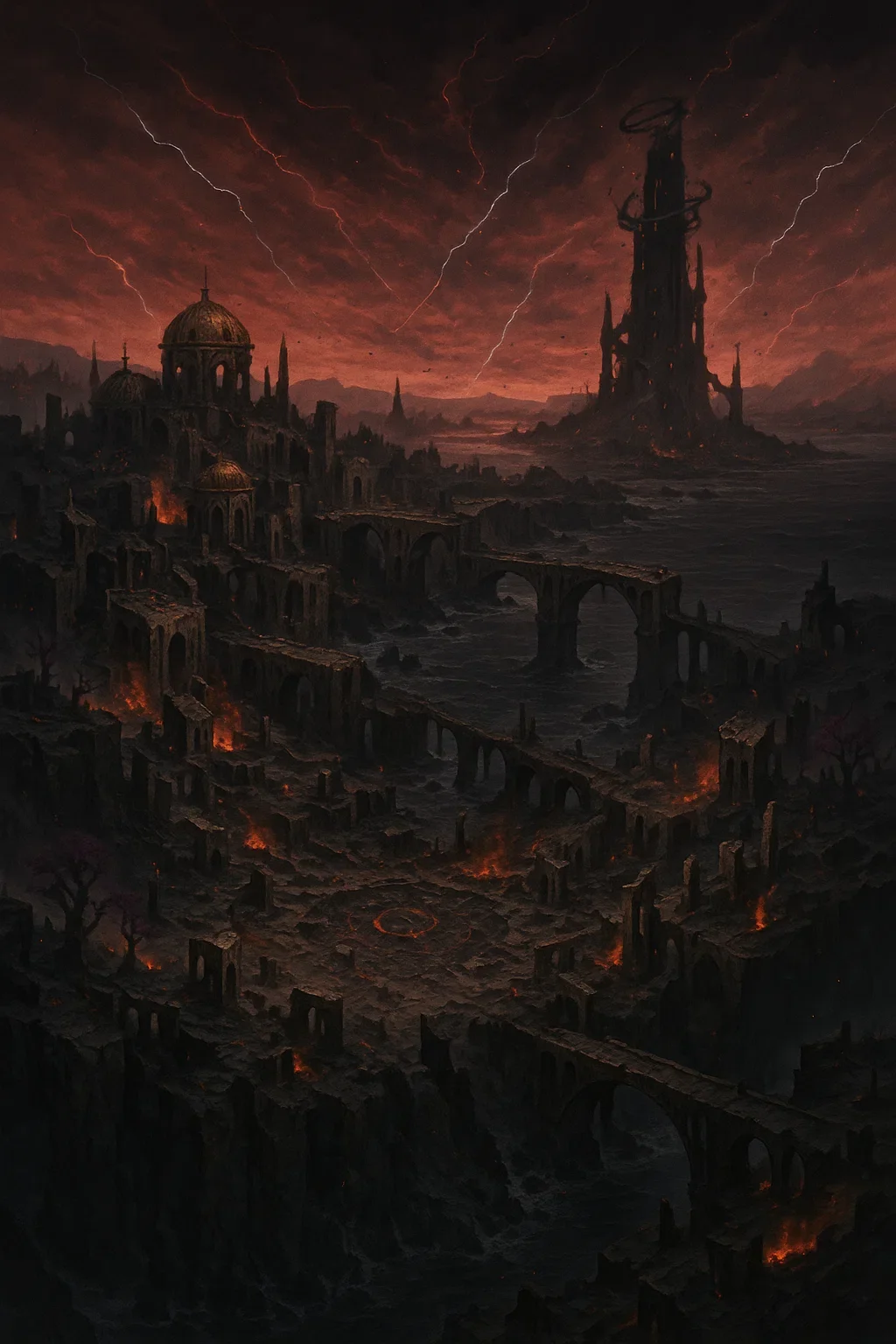 One city, 3 ages. (prompt by GPT, image by Sora) picture 2 of 3