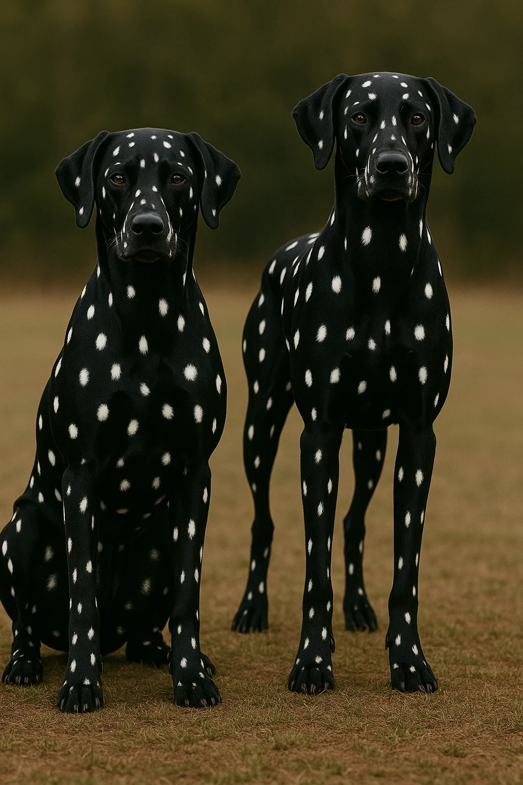 Concept: Meet the Onyx Dalmatian. The World's First Bioengineered Superbreed with Reversed Spots, Enhanced Intelligence, and Designer DNA for Perfect Temperament. (2043) picture 1 of 1