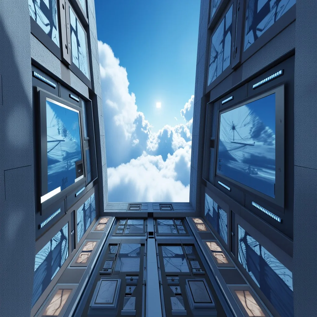 I turned the CUBE movie style into a scifi sky city - What a crazy twist! picture 3 of 8