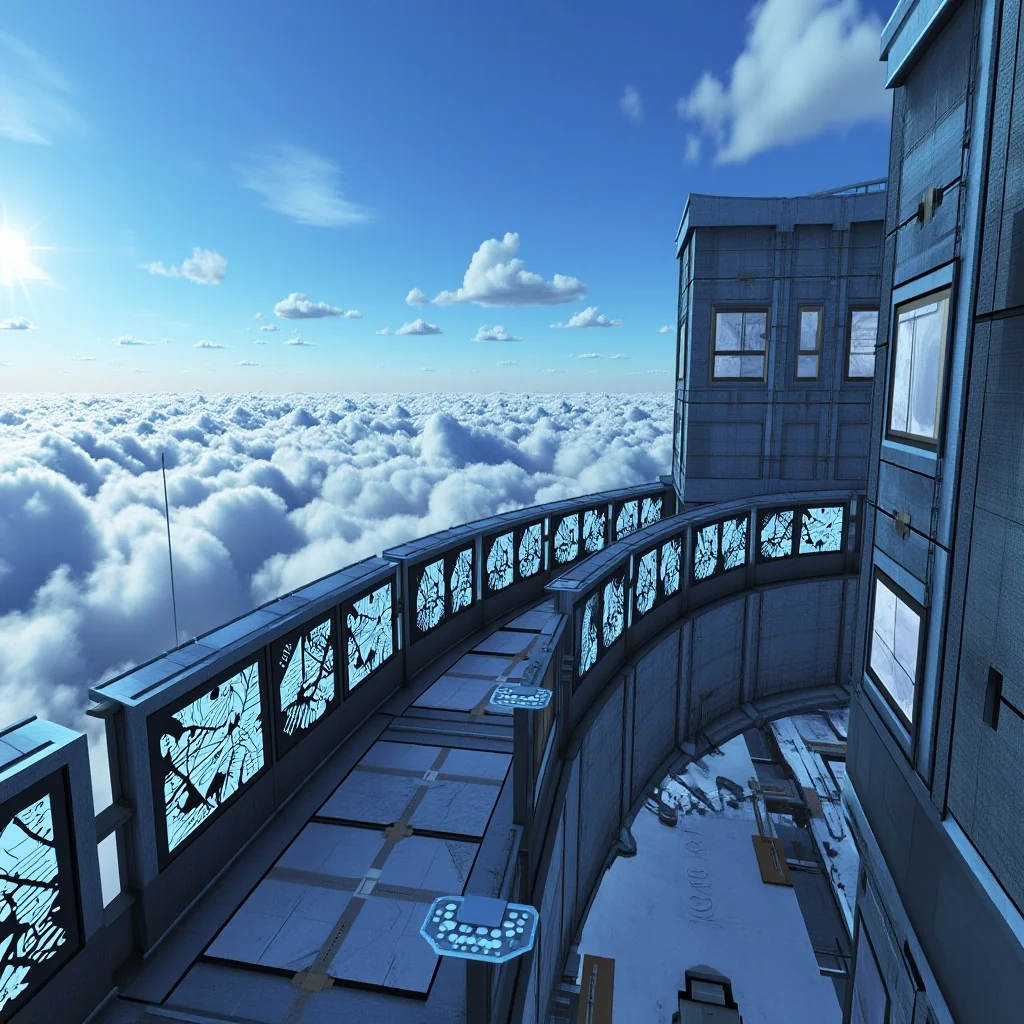I turned the CUBE movie style into a scifi sky city - What a crazy twist! picture 5 of 8