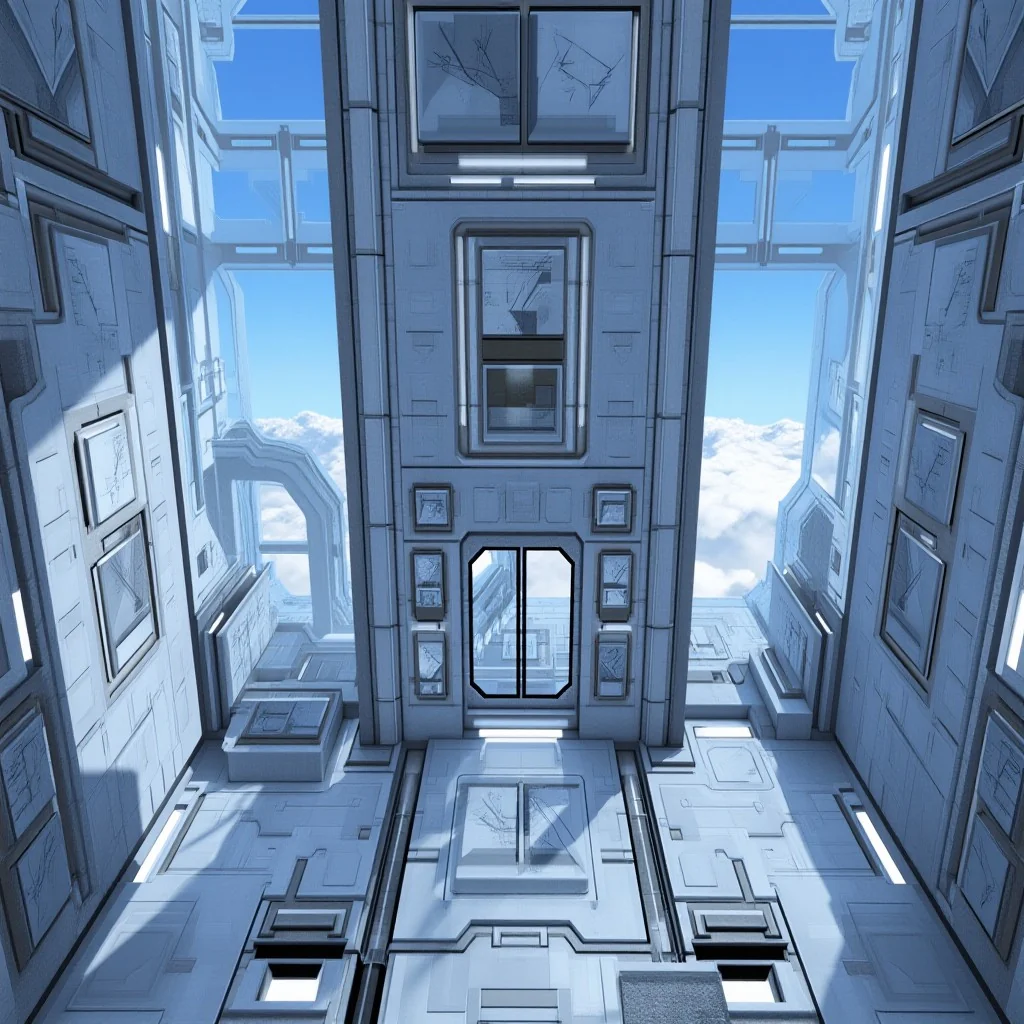 I turned the CUBE movie style into a scifi sky city - What a crazy twist! picture 6 of 8