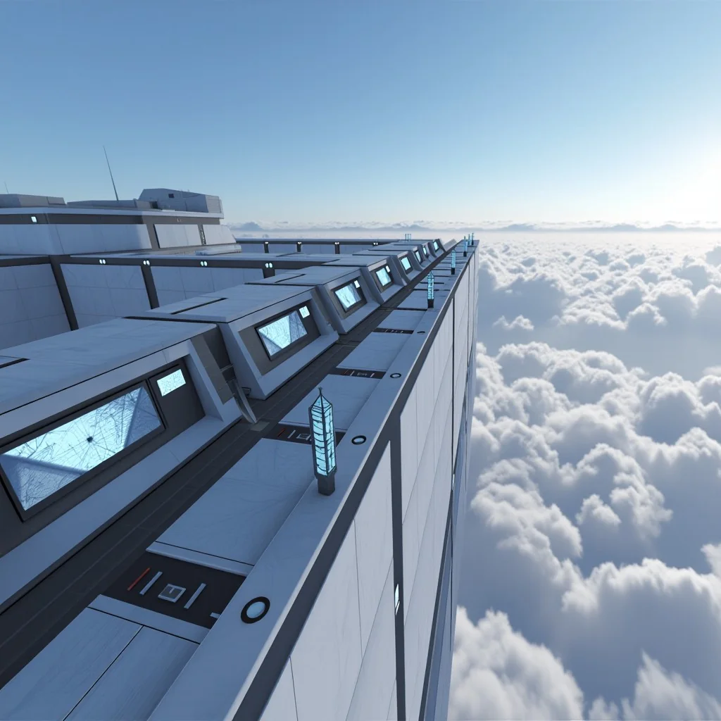 I turned the CUBE movie style into a scifi sky city - What a crazy twist! picture 7 of 8
