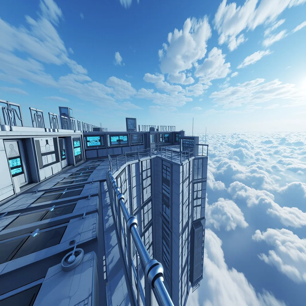 I turned the CUBE movie style into a scifi sky city - What a crazy twist! picture 8 of 8