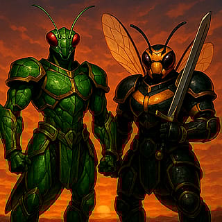Insect warriors'