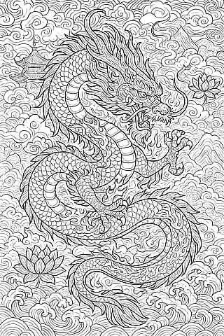My most delicate coloring page, any ideas for coloring it？（Prompts included)'