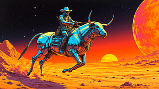 Neon West: Rodeo of the Red Planet'